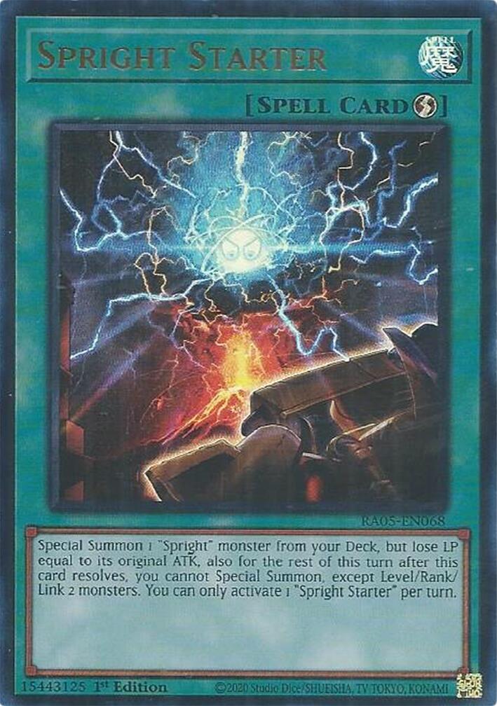 Spright Starter (Ultra Rare) [RA05-EN068] Ultra Rare | Exor Games New Glasgow