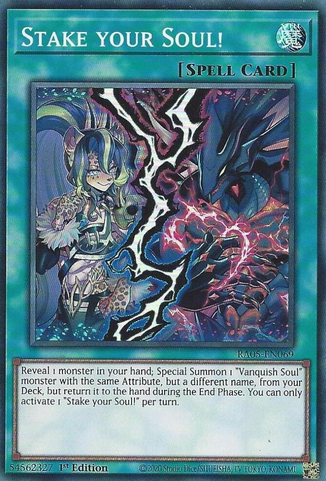 Stake your Soul! [RA05-EN069] Super Rare | Exor Games New Glasgow