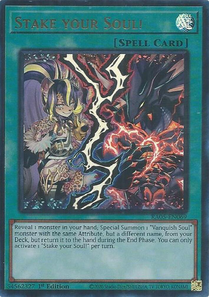 Stake your Soul! (Ultra Rare) [RA05-EN069] Ultra Rare | Exor Games New Glasgow