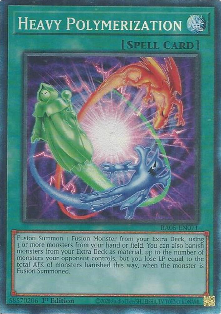 Heavy Polymerization (Collector's Rare) [RA05-EN071] Collector's Rare | Exor Games New Glasgow
