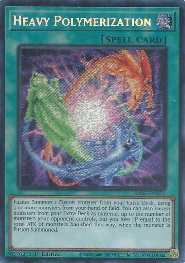 Heavy Polymerization (Secret Rare) [RA05-EN071] Secret Rare | Exor Games New Glasgow
