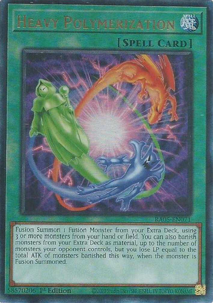 Heavy Polymerization (Ultimate Rare) [RA05-EN071] Ultimate Rare | Exor Games New Glasgow