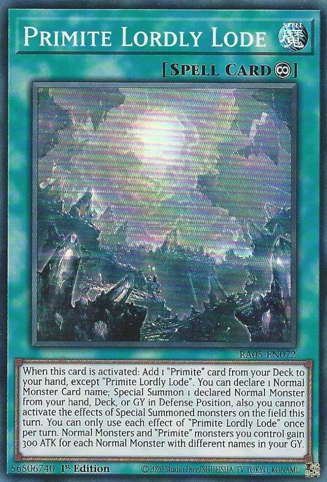 Primite Lordly Lode [RA05-EN072] Super Rare | Exor Games New Glasgow