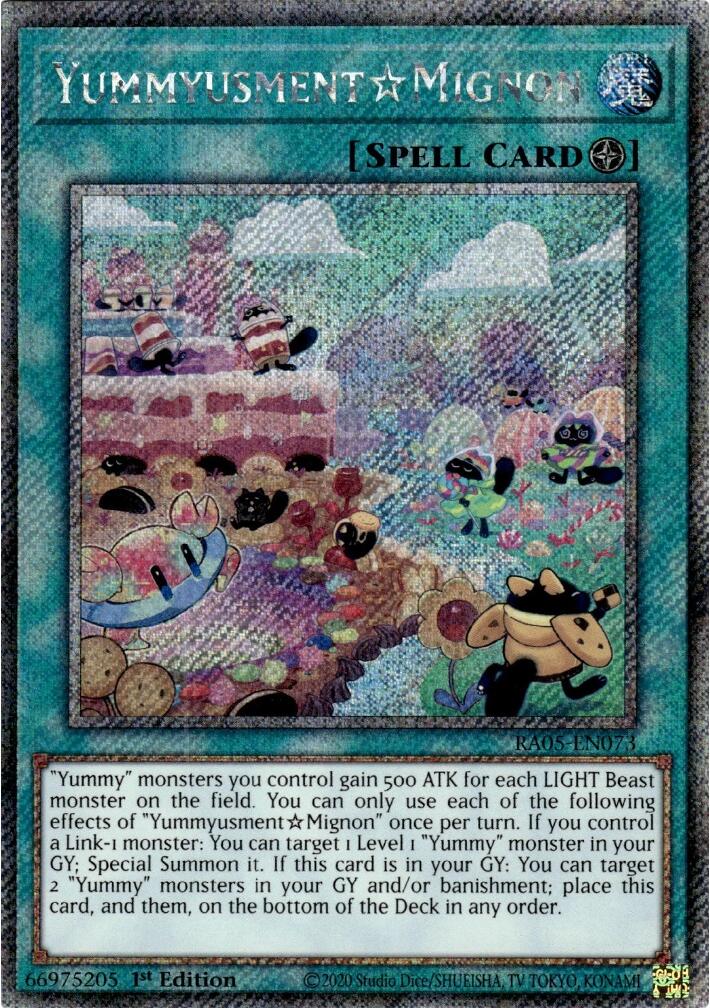 YummyusmentAcroquey (Platinum Secret Rare) [RA05-EN073] Platinum Secret Rare | Exor Games New Glasgow