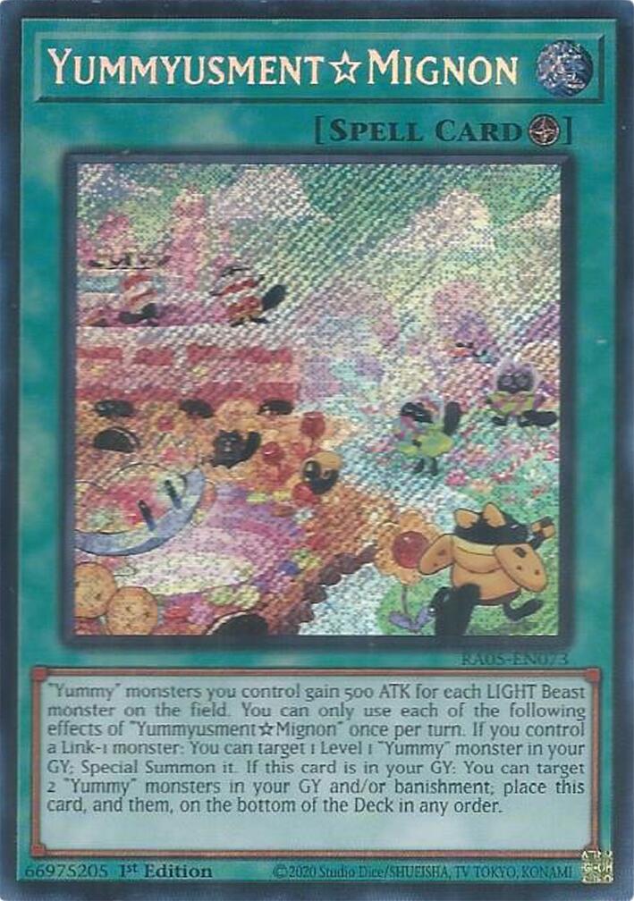 YummyusmentAcroquey (Secret Rare) [RA05-EN073] Secret Rare | Exor Games New Glasgow