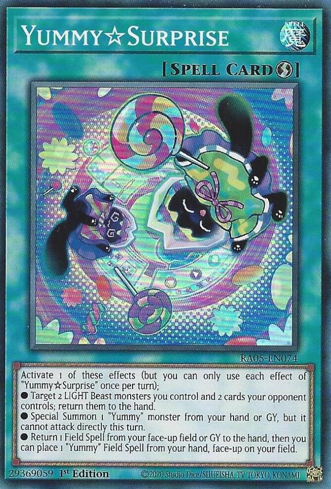 YummySurprise [RA05-EN074] Super Rare | Exor Games New Glasgow