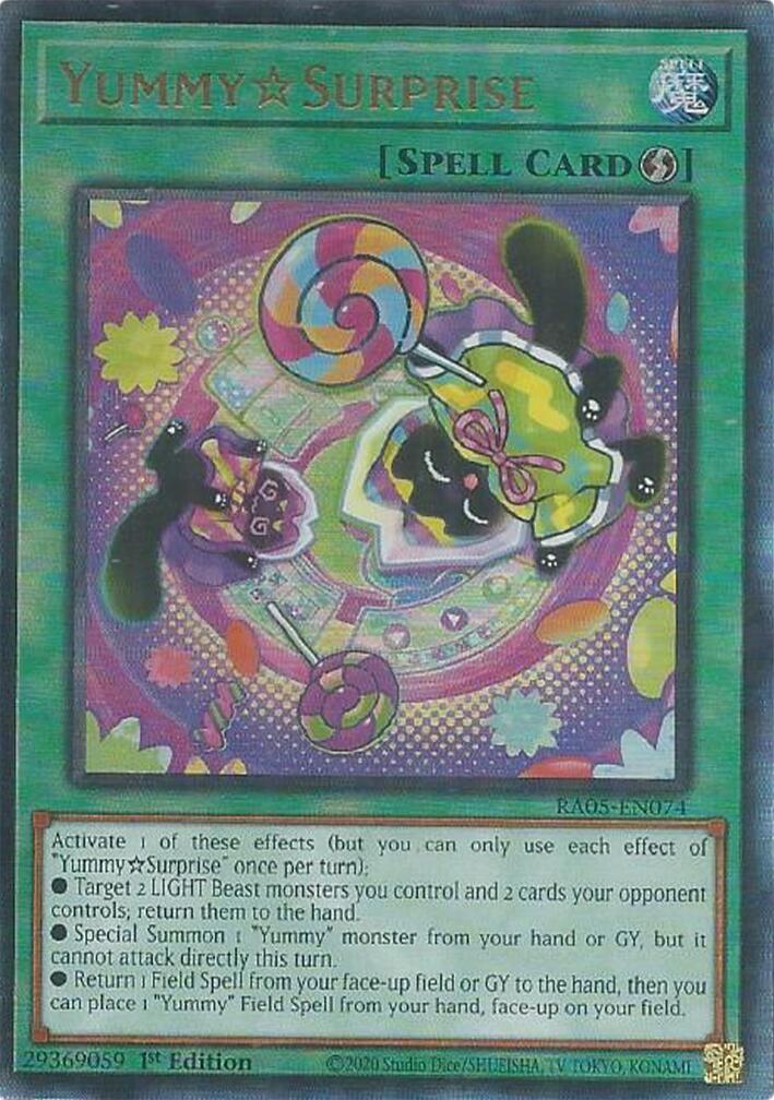YummySurprise (Ultimate Rare) [RA05-EN074] Ultimate Rare | Exor Games New Glasgow