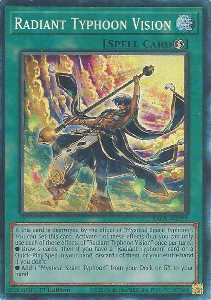 Radiant Typhoon Vision (Collector's Rare) [RA05-EN075] Collector's Rare | Exor Games New Glasgow