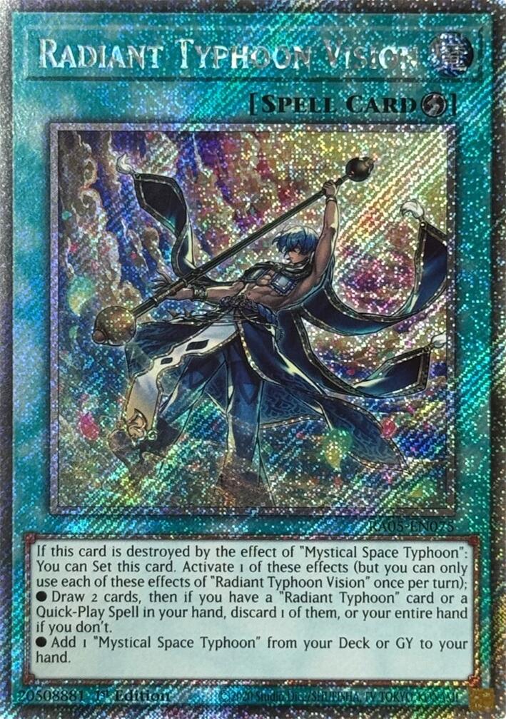 Radiant Typhoon Vision (Platinum Secret Rare) [RA05-EN075] Platinum Secret Rare | Exor Games New Glasgow