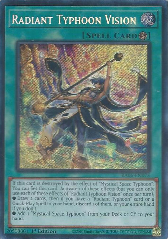 Radiant Typhoon Vision (Secret Rare) [RA05-EN075] Secret Rare | Exor Games New Glasgow