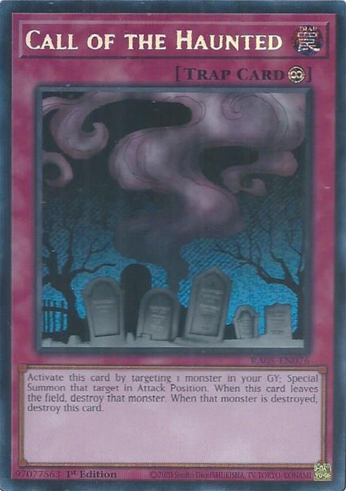 Call of the Haunted (Secret Rare) [RA05-EN076] Secret Rare | Exor Games New Glasgow