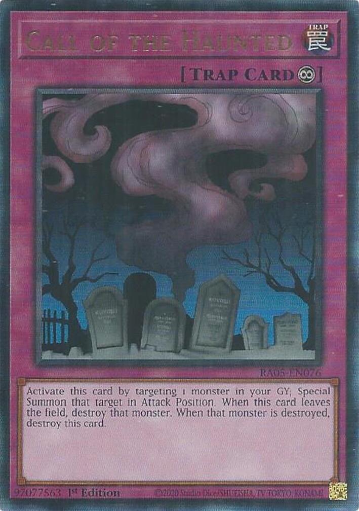 Call of the Haunted (Ultimate Rare) [RA05-EN076] Ultimate Rare | Exor Games New Glasgow