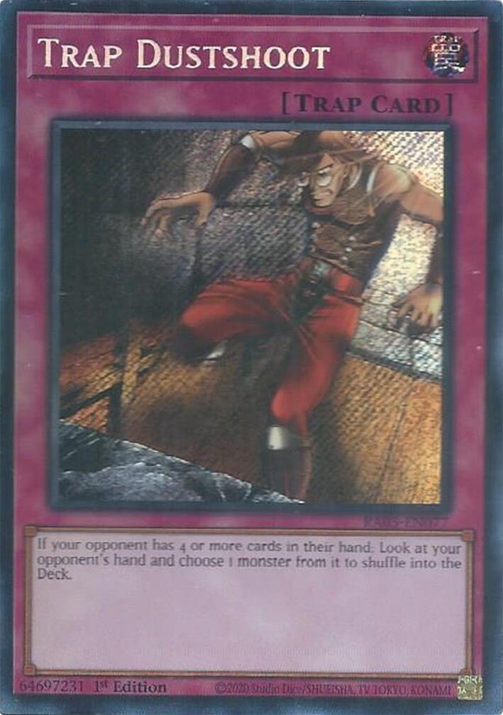 Trap Dustshoot (Secret Rare) [RA05-EN077] Secret Rare | Exor Games New Glasgow