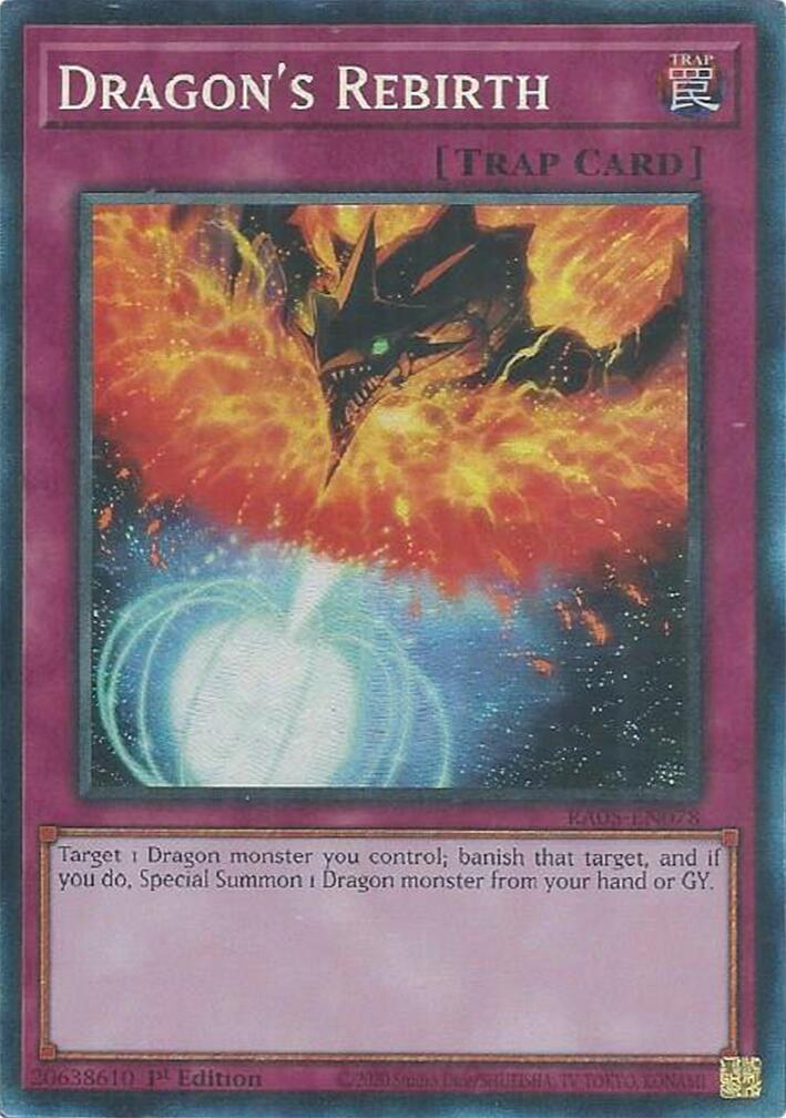 Dragon's Rebirth (Collector's Rare) [RA05-EN078] Collector's Rare | Exor Games New Glasgow