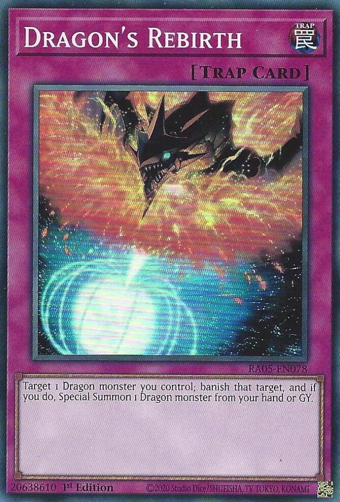 Dragon's Rebirth [RA05-EN078] Super Rare | Exor Games New Glasgow