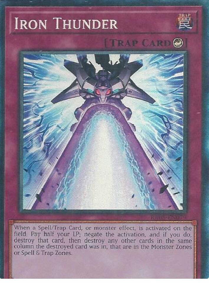 Iron Thunder (Collector's Rare) [RA05-EN079] Collector's Rare | Exor Games New Glasgow
