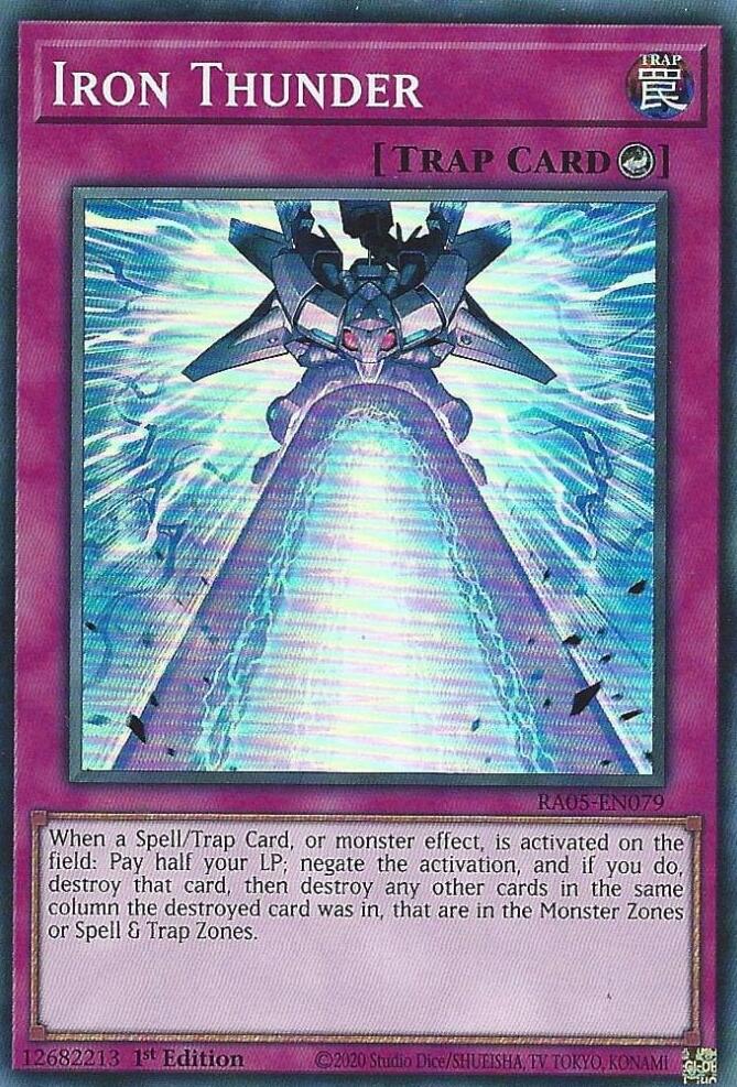 Iron Thunder [RA05-EN079] Super Rare | Exor Games New Glasgow