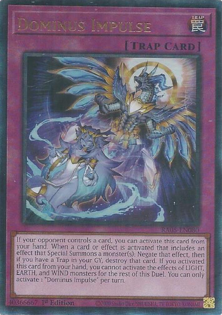 Dominus Impulse (Ultimate Rare) [RA05-EN080] Ultimate Rare | Exor Games New Glasgow