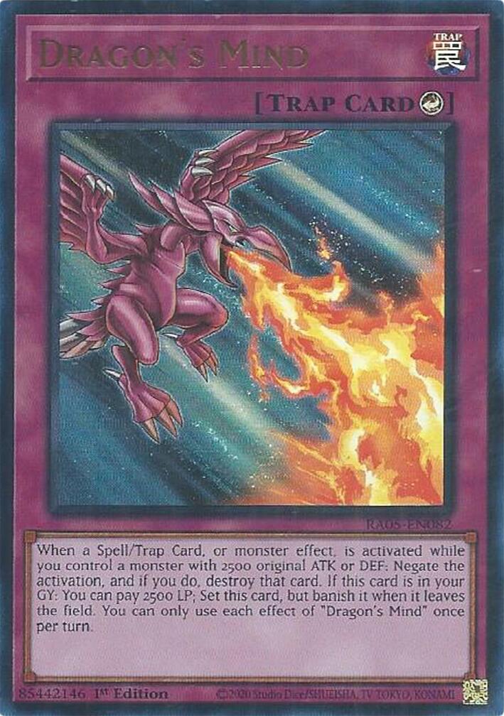 Dragon's Mind (Ultra Rare) [RA05-EN082] Ultra Rare | Exor Games New Glasgow