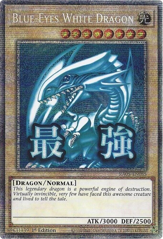 Blue-Eyes White Dragon (Starlight Rare) [RA05-EN085] Starlight Rare | Exor Games New Glasgow