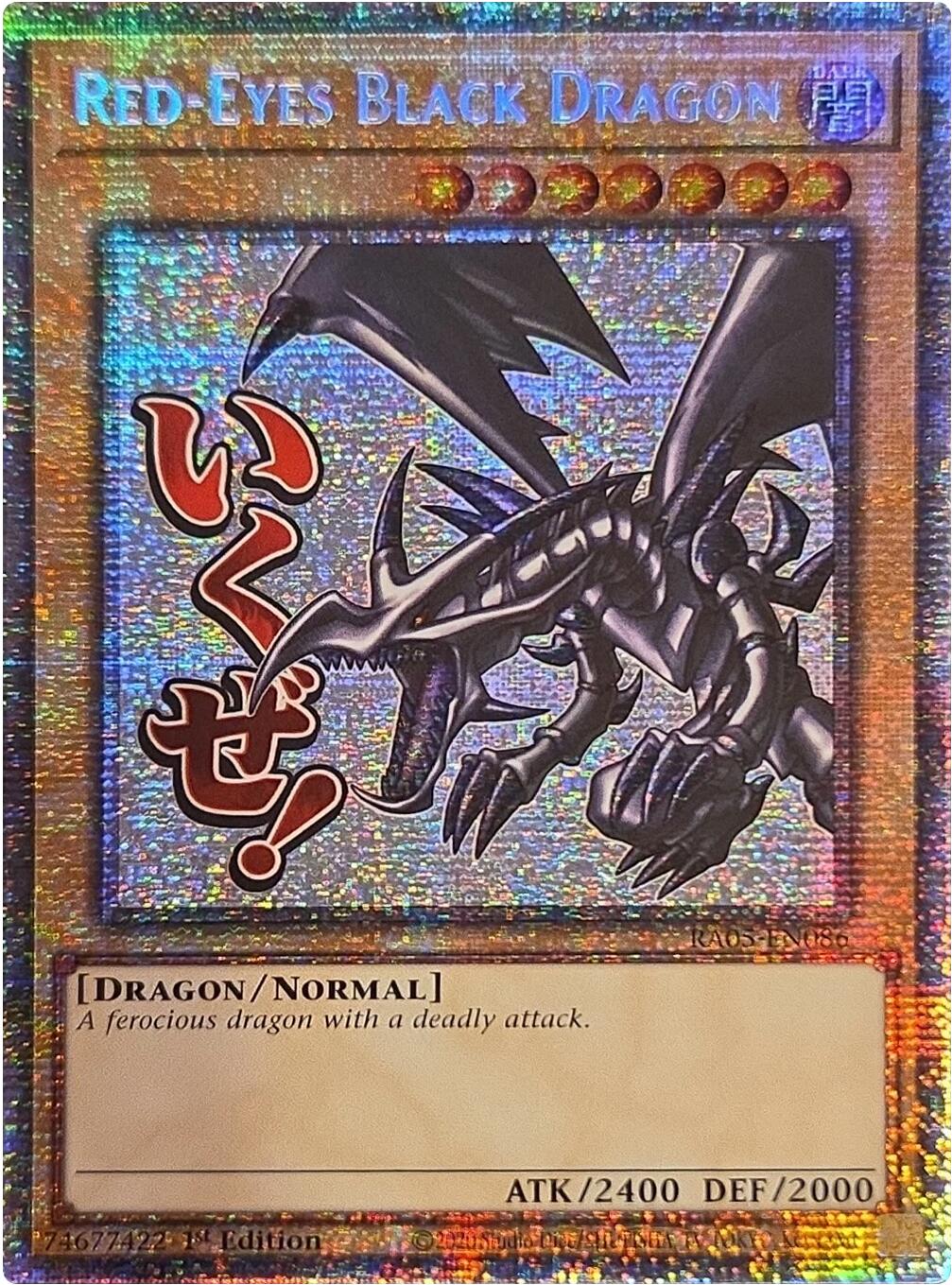 Red-Eyes Black Dragon (Starlight Rare) [RA05-EN086] Starlight Rare | Exor Games New Glasgow