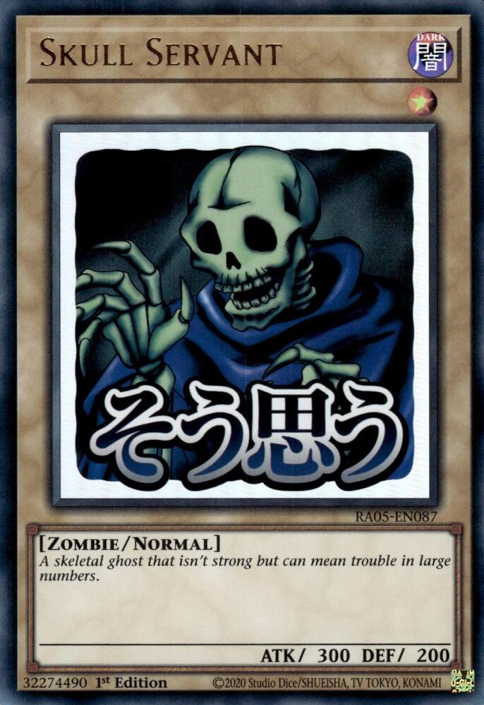 Skull Servant [RA05-EN087] Ultra Rare | Exor Games New Glasgow