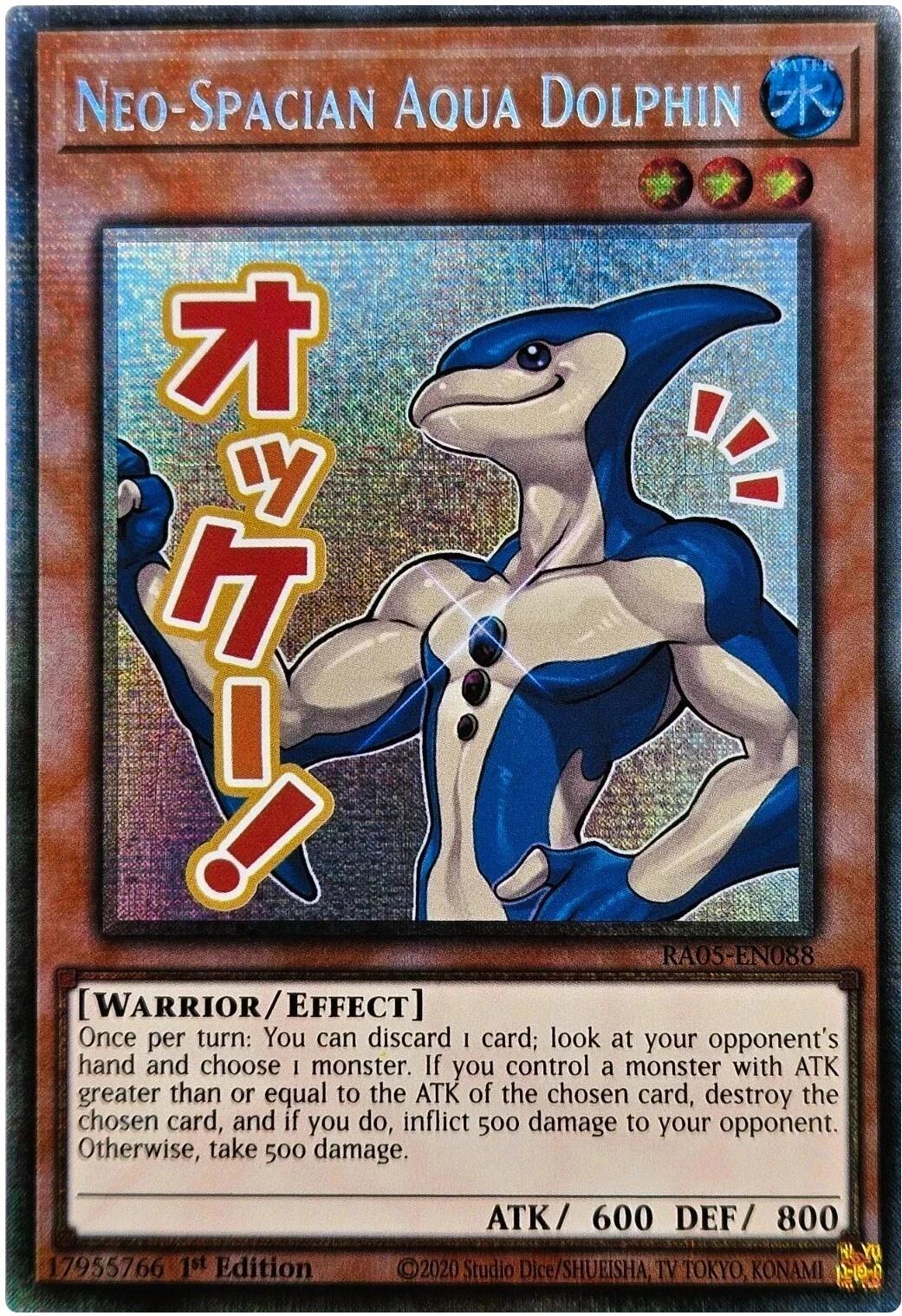 Neo-Spacian Aqua Dolphin (Starlight Rare) [RA05-EN088] Starlight Rare | Exor Games New Glasgow