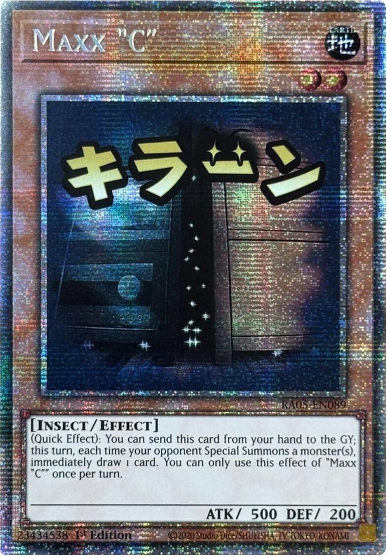 Maxx "C" (Starlight Rare) [RA05-EN089] Starlight Rare | Exor Games New Glasgow