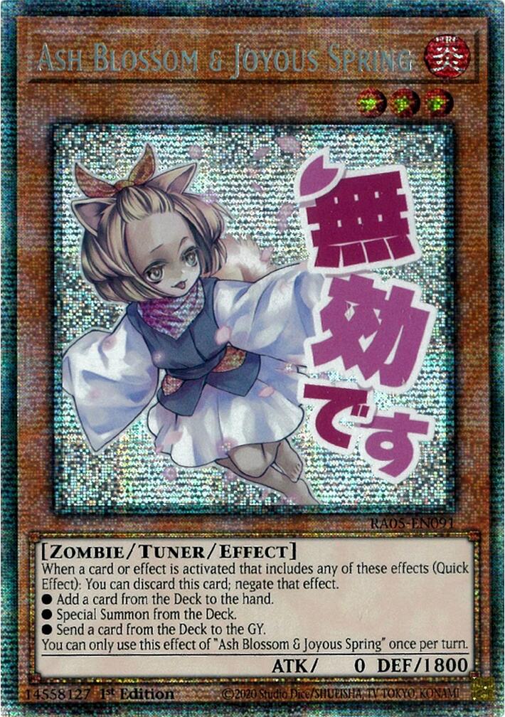 Ash Blossom & Joyous Spring (Starlight Rare) [RA05-EN091] Starlight Rare | Exor Games New Glasgow