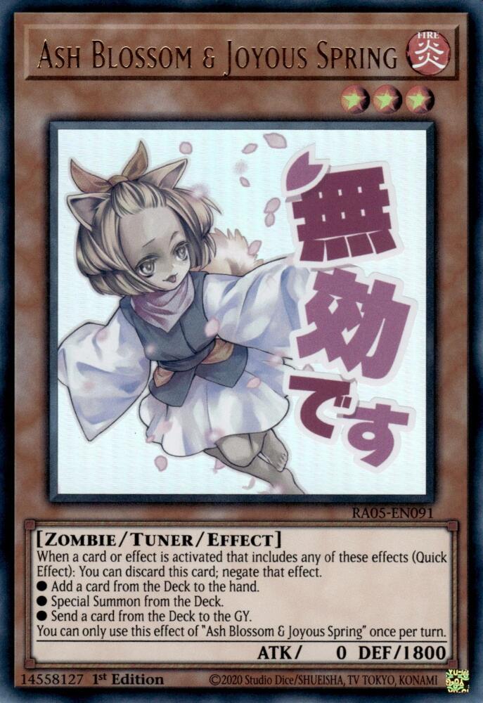 Ash Blossom & Joyous Spring [RA05-EN091] Ultra Rare | Exor Games New Glasgow