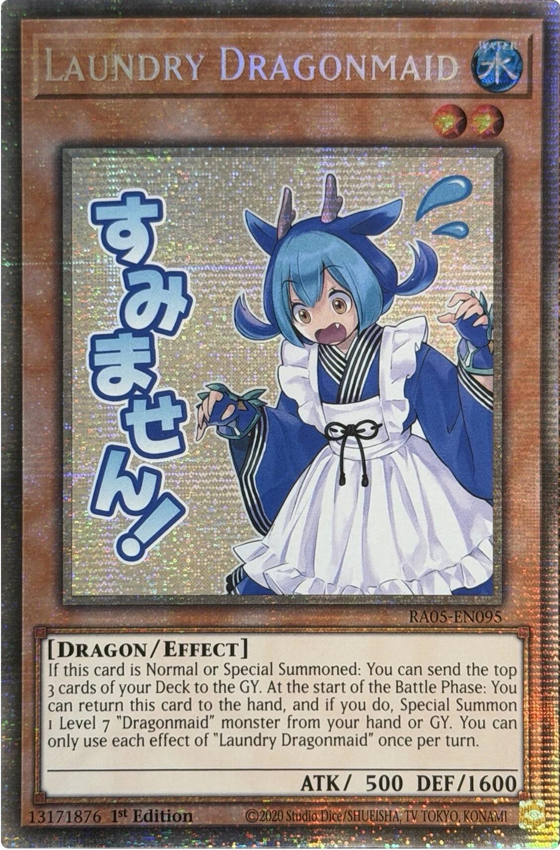 Laundry Dragonmaid (Starlight Rare) [RA05-EN095] Starlight Rare | Exor Games New Glasgow