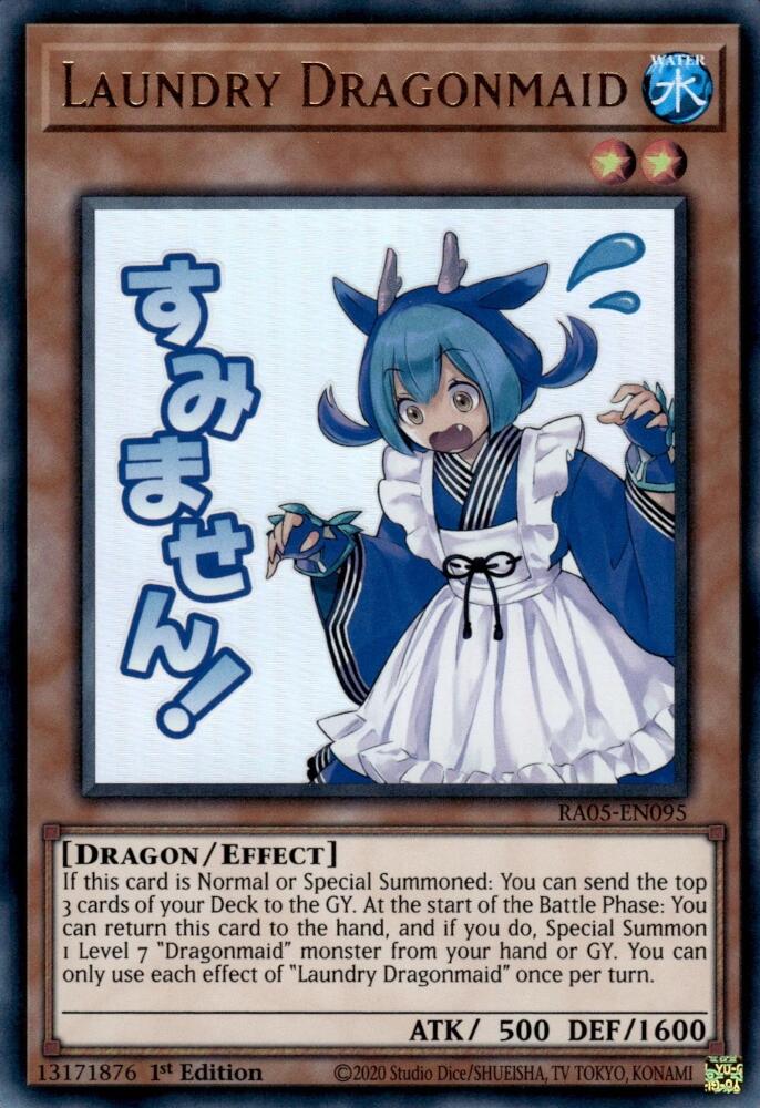 Laundry Dragonmaid [RA05-EN095] Ultra Rare | Exor Games New Glasgow