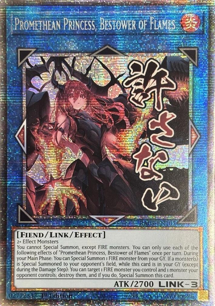 Promethean Princess, Bestower of Flames (Starlight Rare) [RA05-EN107] Starlight Rare | Exor Games New Glasgow
