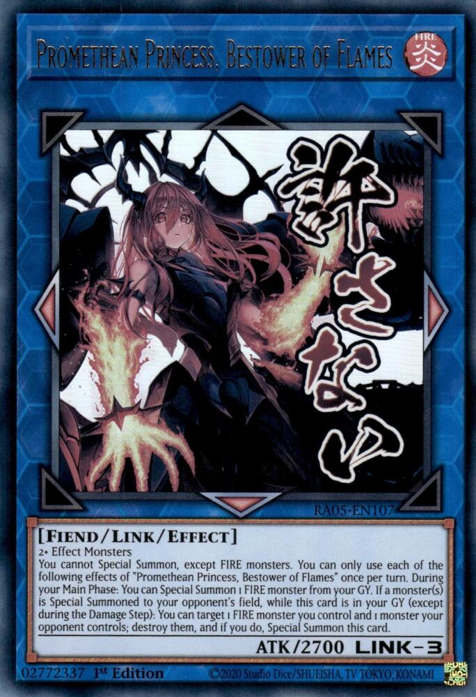 Promethean Princess, Bestower of Flames [RA05-EN107] Ultra Rare | Exor Games New Glasgow