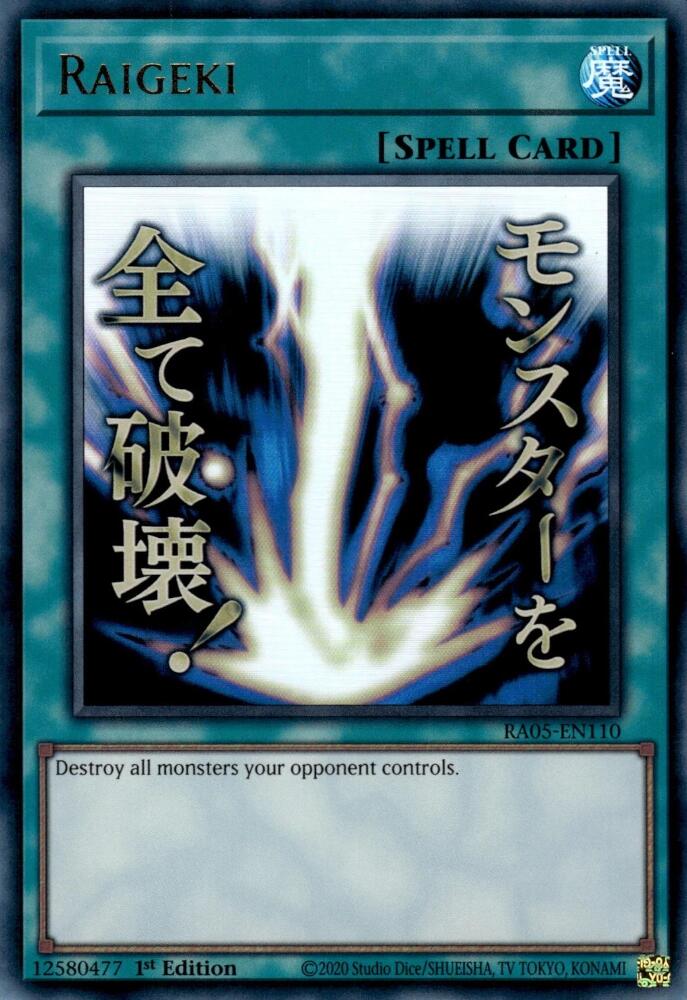 Raigeki [RA05-EN110] Ultra Rare | Exor Games New Glasgow