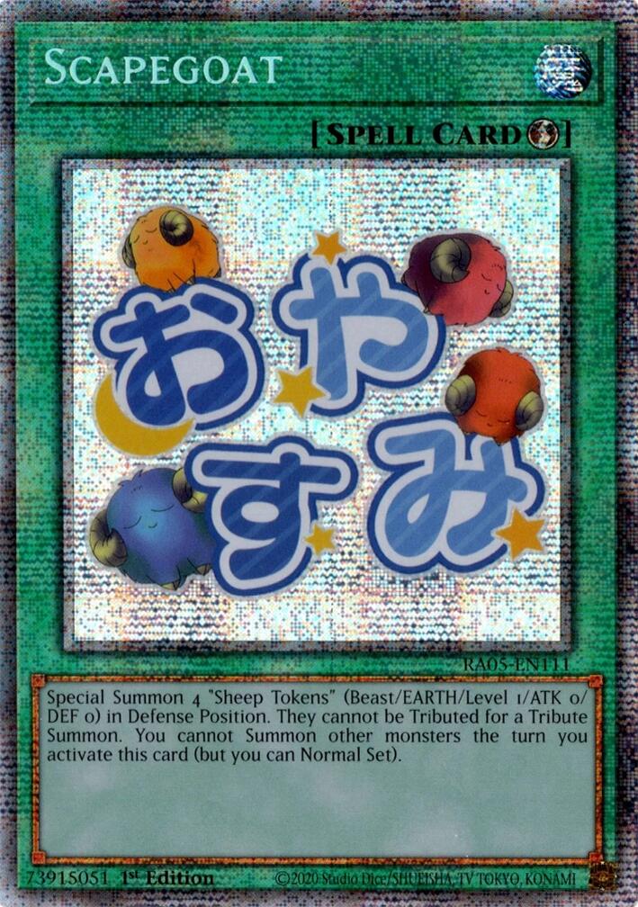 Scapegoat (Starlight Rare) [RA05-EN111] Starlight Rare | Exor Games New Glasgow