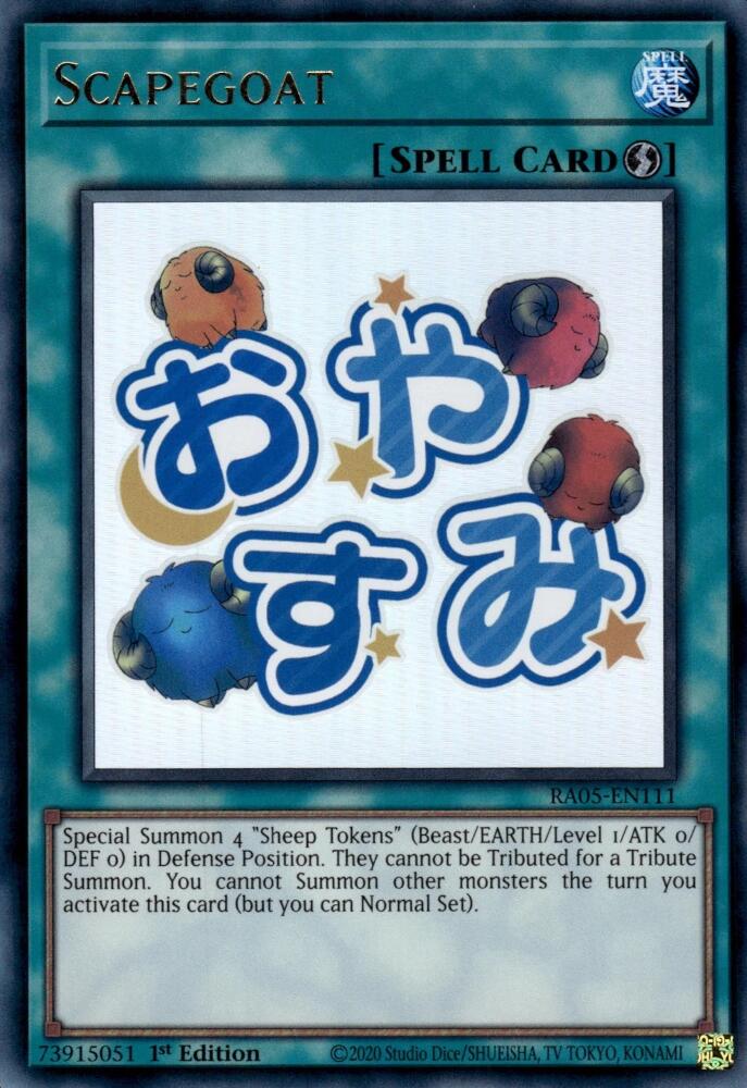 Scapegoat [RA05-EN111] Ultra Rare | Exor Games New Glasgow