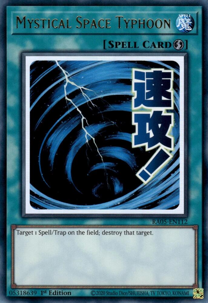 Mystical Space Typhoon [RA05-EN112] Ultra Rare | Exor Games New Glasgow