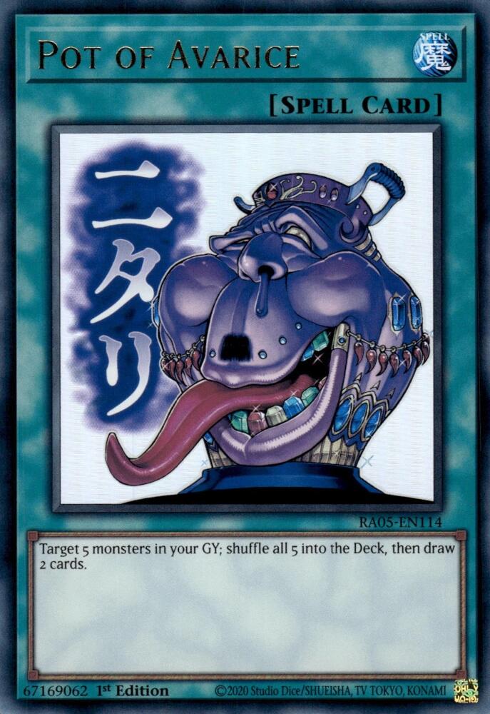 Pot of Avarice [RA05-EN114] Ultra Rare | Exor Games New Glasgow