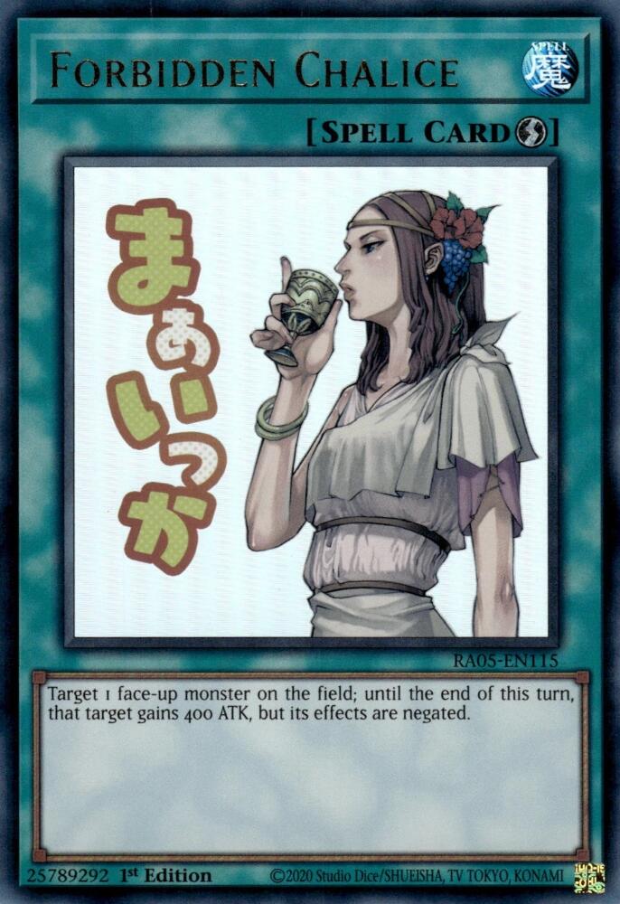 Forbidden Chalice [RA05-EN115] Ultra Rare | Exor Games New Glasgow