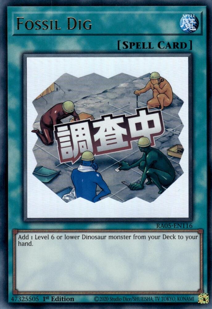 Fossil Dig [RA05-EN116] Ultra Rare | Exor Games New Glasgow