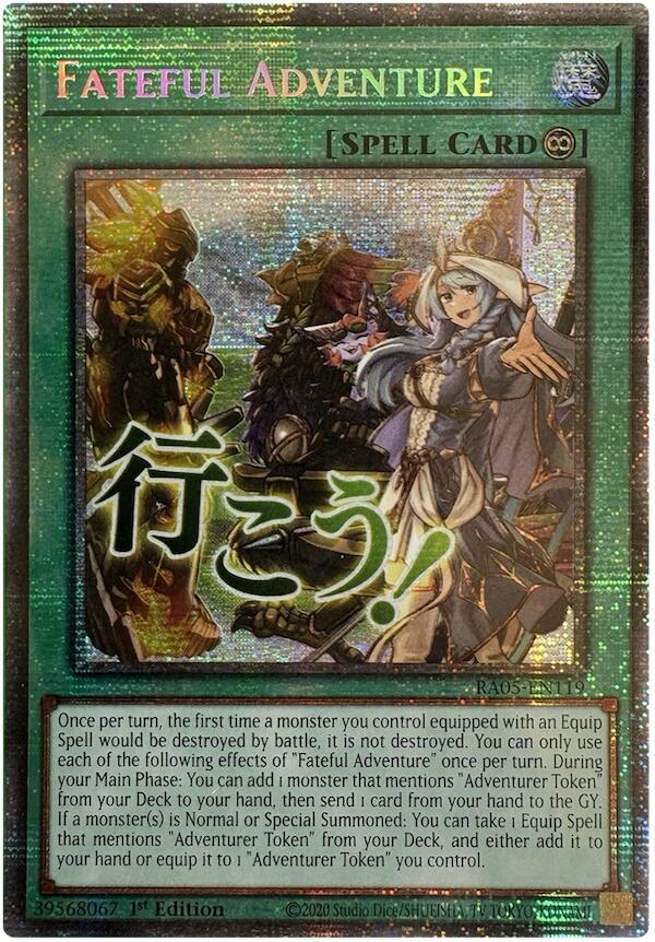 Fateful Adventure (Starlight Rare) [RA05-EN119] Starlight Rare | Exor Games New Glasgow