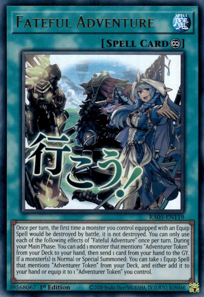 Fateful Adventure [RA05-EN119] Ultra Rare | Exor Games New Glasgow