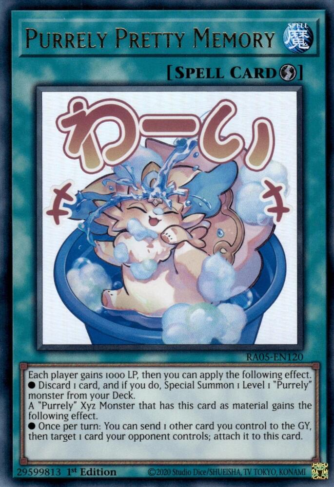 Purrely Pretty Memory [RA05-EN120] Ultra Rare | Exor Games New Glasgow