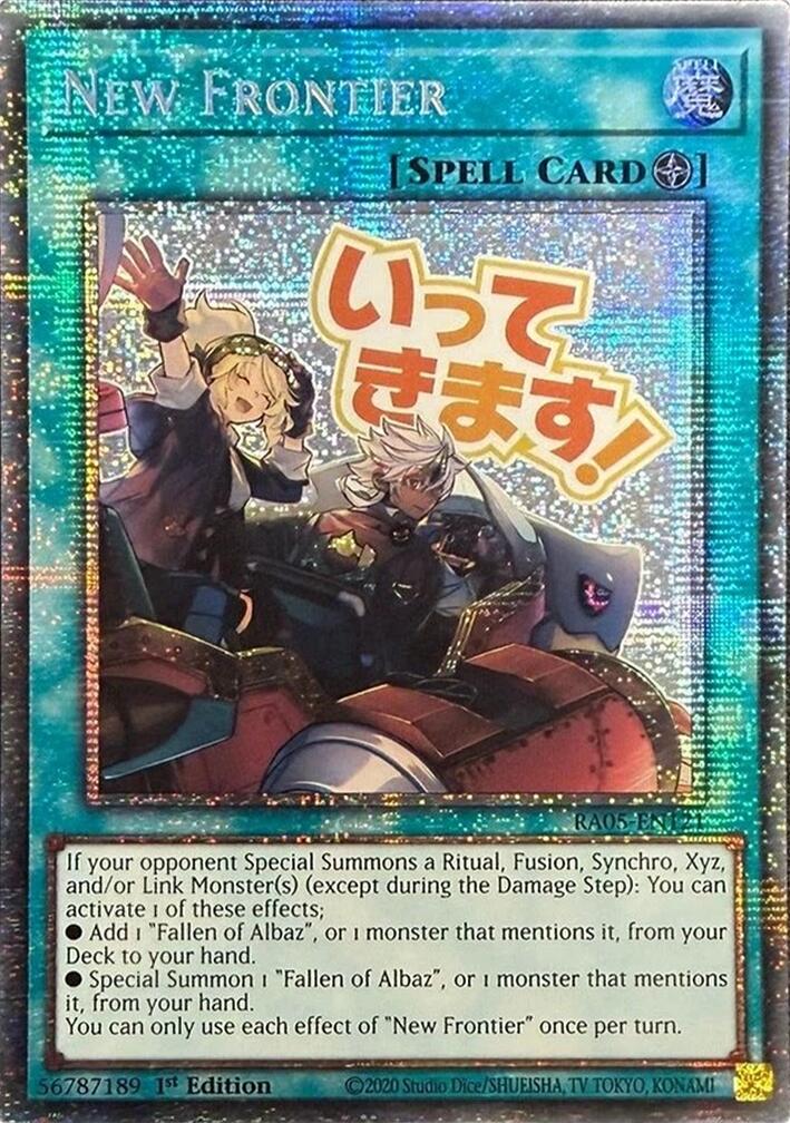 New Frontier (Starlight Rare) [RA05-EN121] Starlight Rare | Exor Games New Glasgow