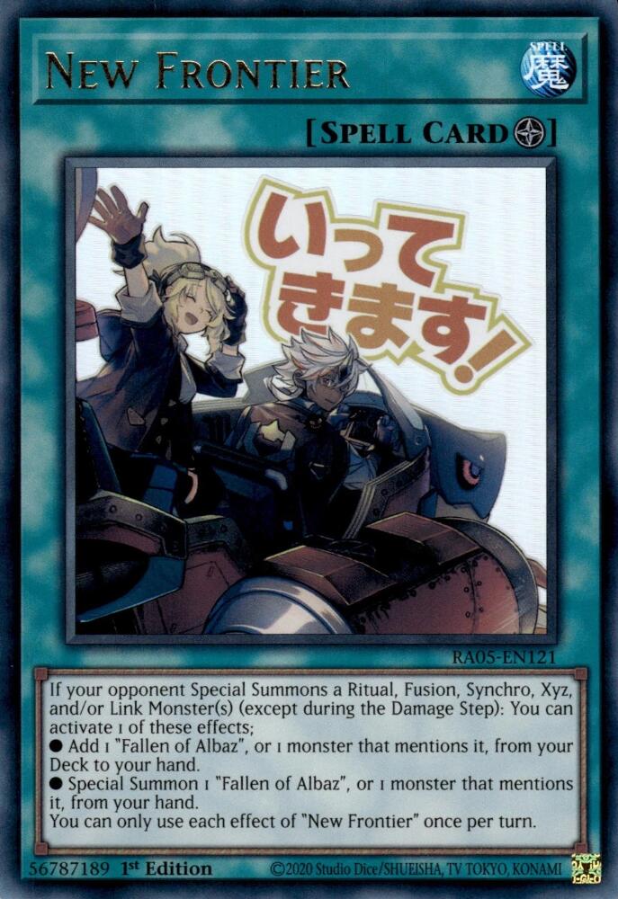New Frontier [RA05-EN121] Ultra Rare | Exor Games New Glasgow