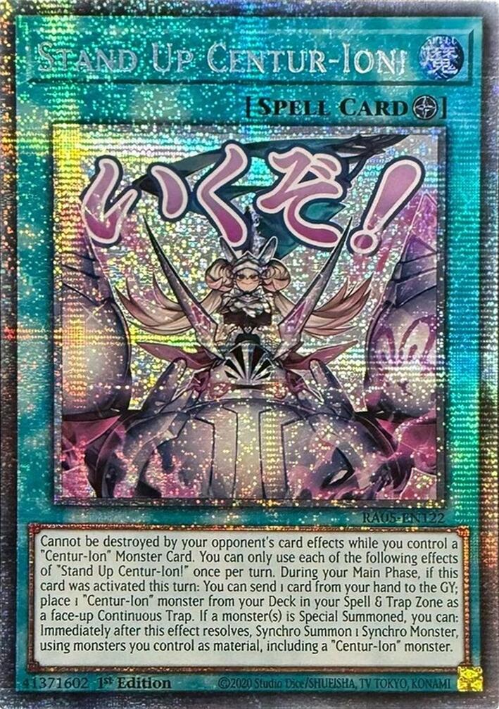Stand Up Centur-Ion! (Starlight Rare) [RA05-EN122] Starlight Rare | Exor Games New Glasgow