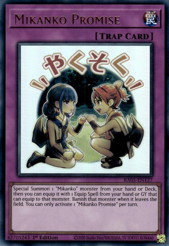 Mikanko Promise [RA05-EN127] Ultra Rare | Exor Games New Glasgow