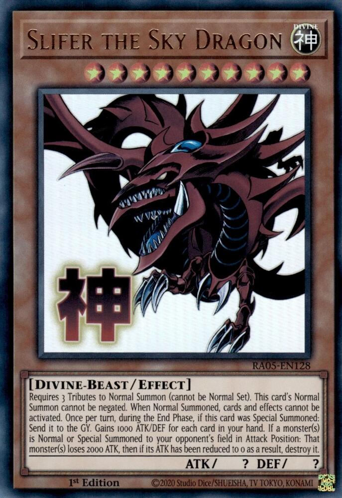 Slifer the Sky Dragon [RA05-EN128] Ultra Rare | Exor Games New Glasgow