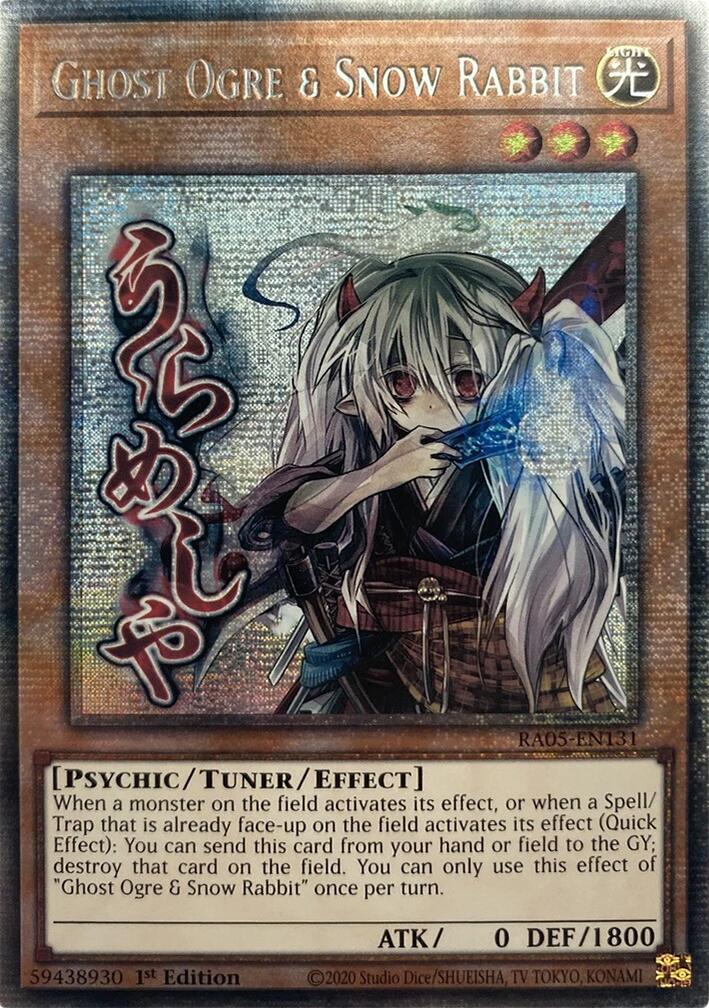 Ghost Ogre & Snow Rabbit (Starlight Rare) [RA05-EN131] Starlight Rare | Exor Games New Glasgow